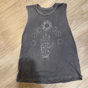 Moon Phase Palmistry Tank